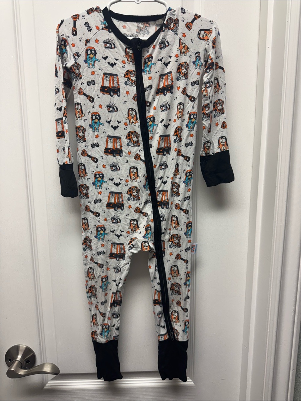 Bamboo bliss Bluey “spooky beans” Halloween Print bamboo Pajamas
